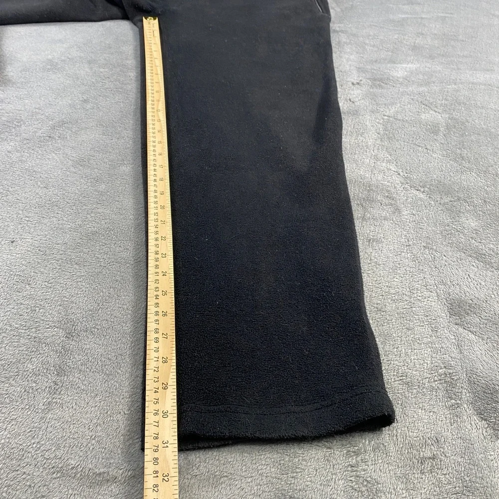 J. Crew Black Fleece Sweatpants Baggy Zipper Pockets Elastic Waist Size‎ M